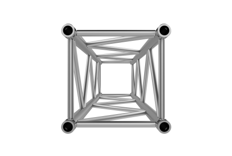 B40QH - Traliccio sezione quadrata 40x40