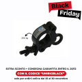 Clamp singolo 200kg Nero con golfare - Black Friday Edition