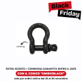 Grillo ad omega 3250kg nero - Black Friday Edition