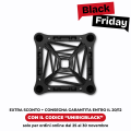 Traliccio quadro con piastra 29 nero - Black Friday Edition